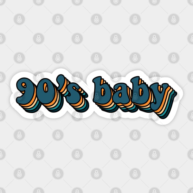 navy orange vsco 90s baby girl Sticker by kennaplate